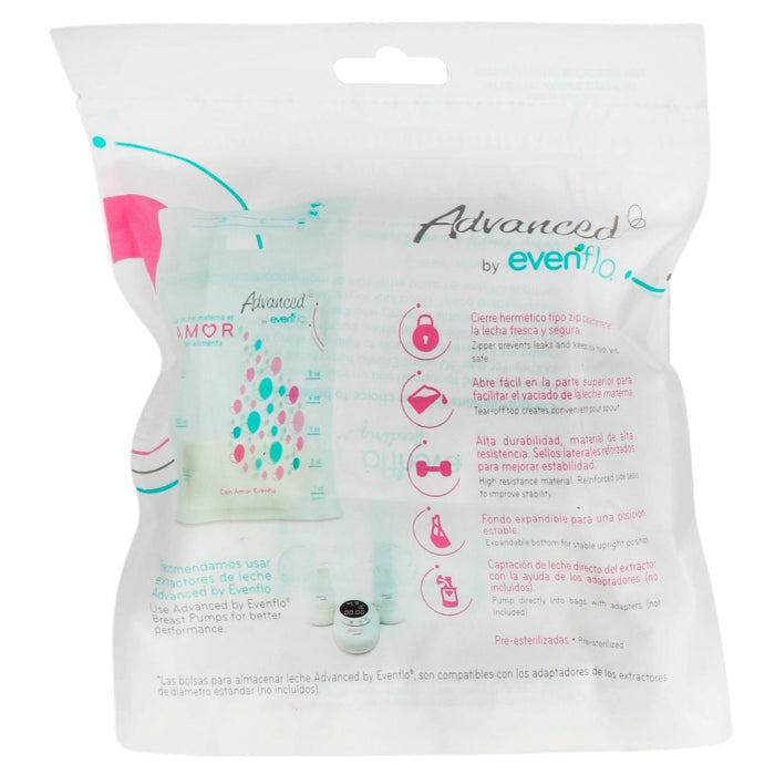 Bolsas De Leche Materna 5Oz Evenflo - WeCare Pharma