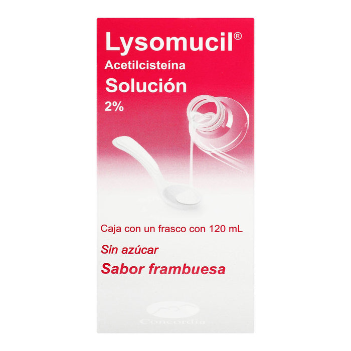 Lysomucil Solución 2% 120Ml (Acetilcisteina) - WeCare Pharma