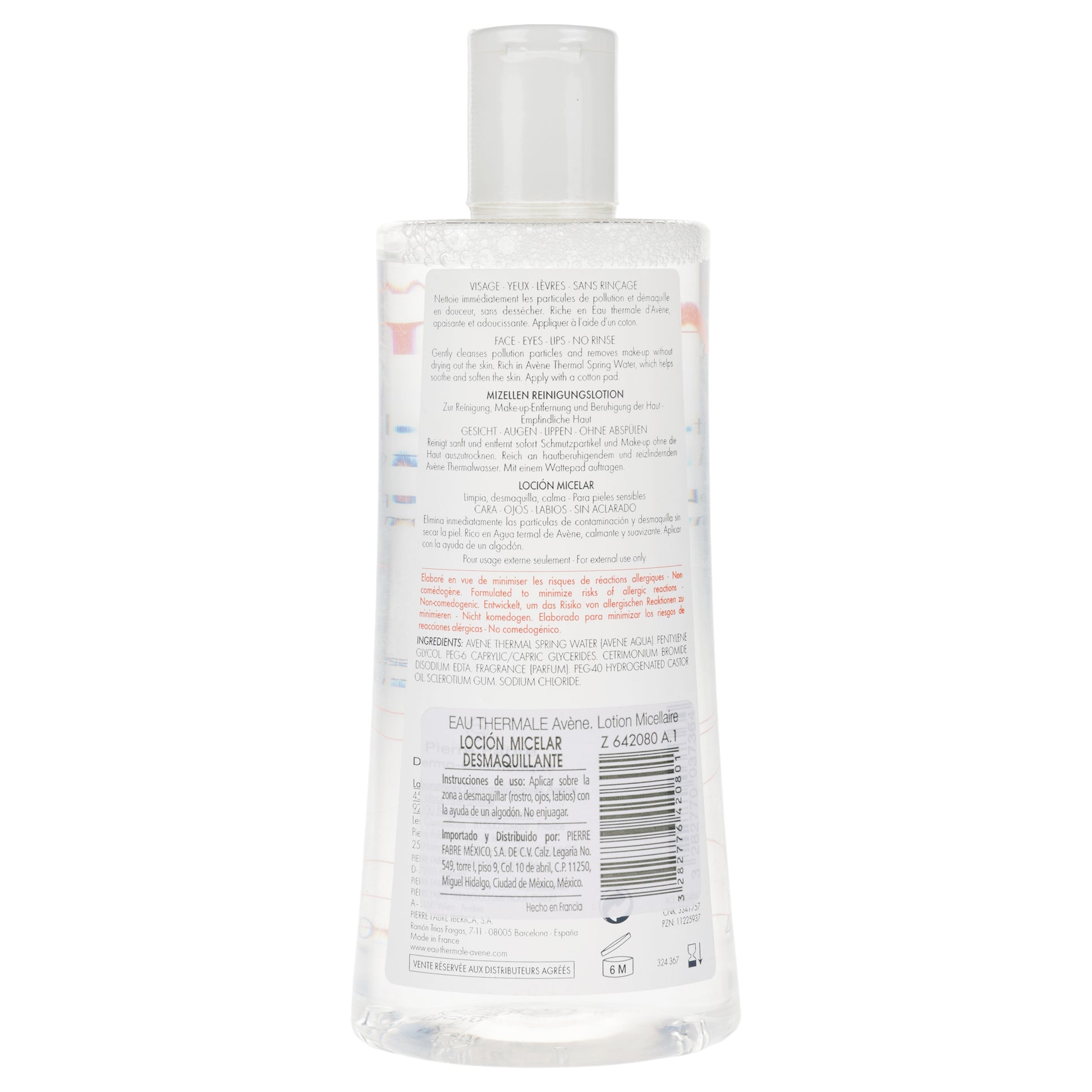 Avene Loción Micelar Desmaq Cara/Ojos 400Ml 7 - 3282776420801