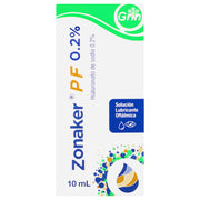 Zonaker Pf (Hialuronato De Sodio) Sol Oft 0,2% 10Ml 008400009654 6