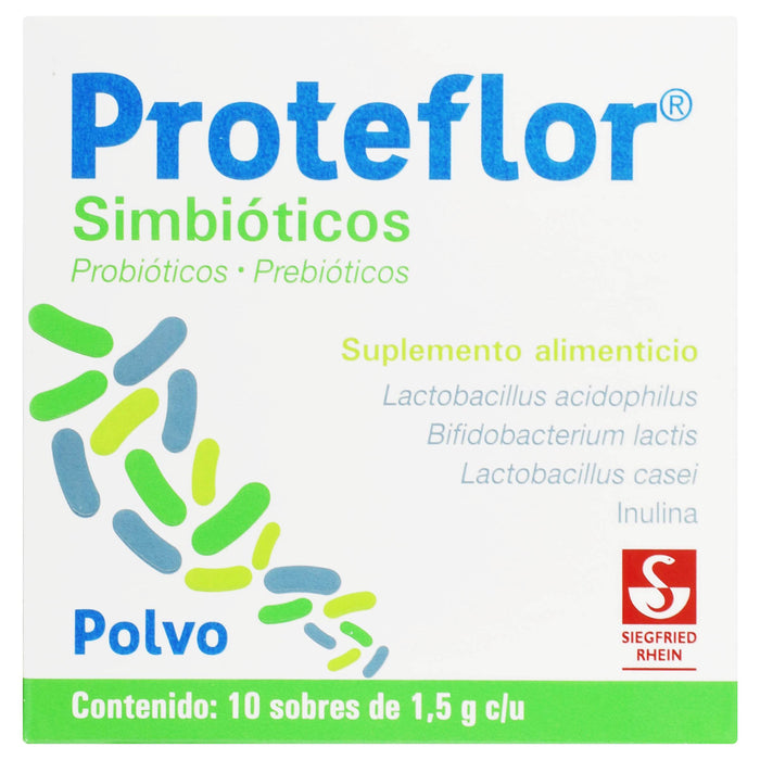 Proteflor Sobres 1.5G Con 10 (Probioticos/Prebioticos) - WeCare Pharma