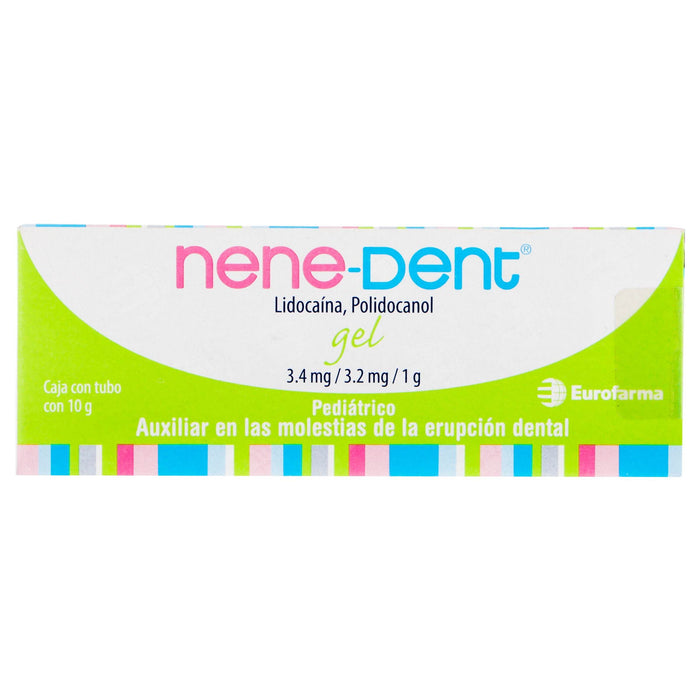 Nene Dental Gel 3.4Mg/3.2Mg 10G (Lidocaina/Polidocanol) - WeCare Pharma