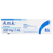 Amk 500Mg 2Ml Con 1 Ampulas (Amikacina) - WeCare Pharma