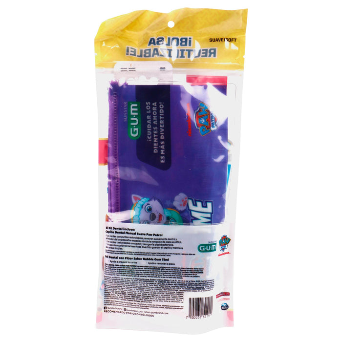 Kit Gum Cuidado Infantil Paw Patrol C/Lapicera - WeCare Pharma