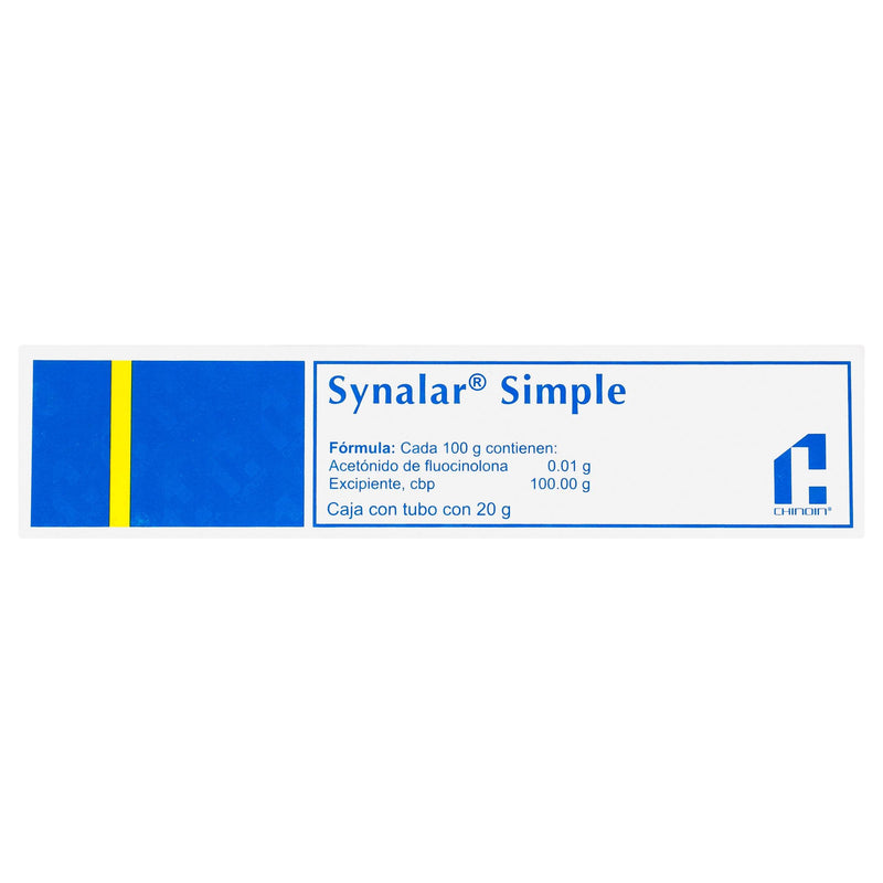 Synalar Simple Crema 0.01% 20G (Fluocinolona) - WeCare Pharma