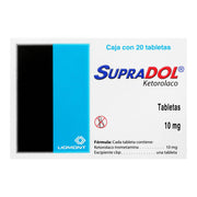 Supradol 10Mg Con 20 Tabletas (Ketorolaco) - WeCare Pharma