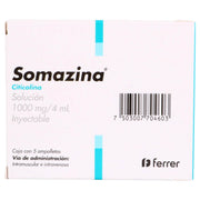 Somazina 1000Mg/4Ml Con 5 Ampulas (Citicolina) - WeCare Pharma