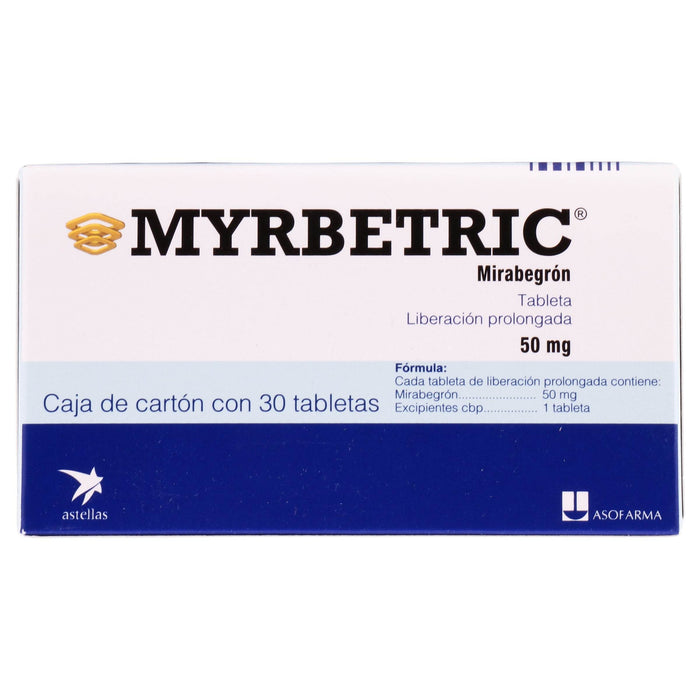 Myrbetric 50Mg Con 30 Tabletas (Mirabegron) - WeCare Pharma