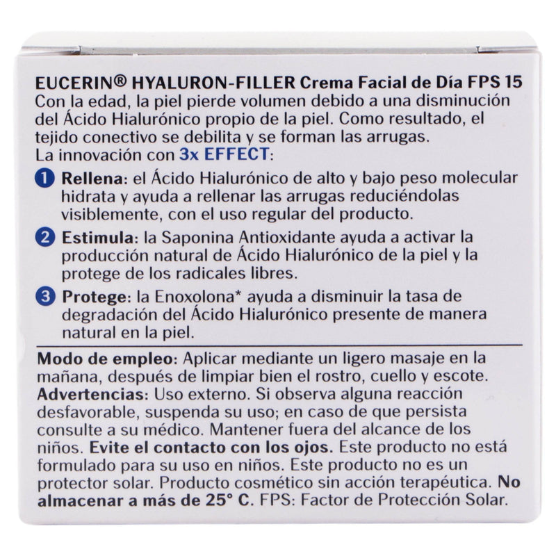 Eucerin Crema Hyaluron Filler Antiedad Dia Fps15+50Ml - WeCare Pharma