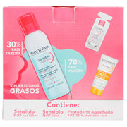 Bioderma Kit Sensibio H2O Eye Desmaquillante+ Mini Sensibio+Aquafluido Fps50 - WeCare Pharma