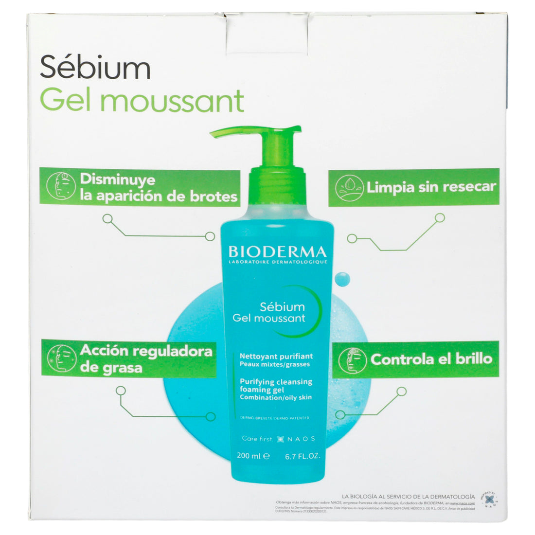 Bioderma Kit Gel Moussant 200Ml+Mini Sebium 20Ml+Mini Cover Touch Mineral Fps50 7 - 7506307513449