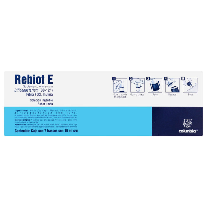 Rebiot E (Suplemento Alimenticio) Frasco Con 10 Ml Con 7 - WeCare Pharma