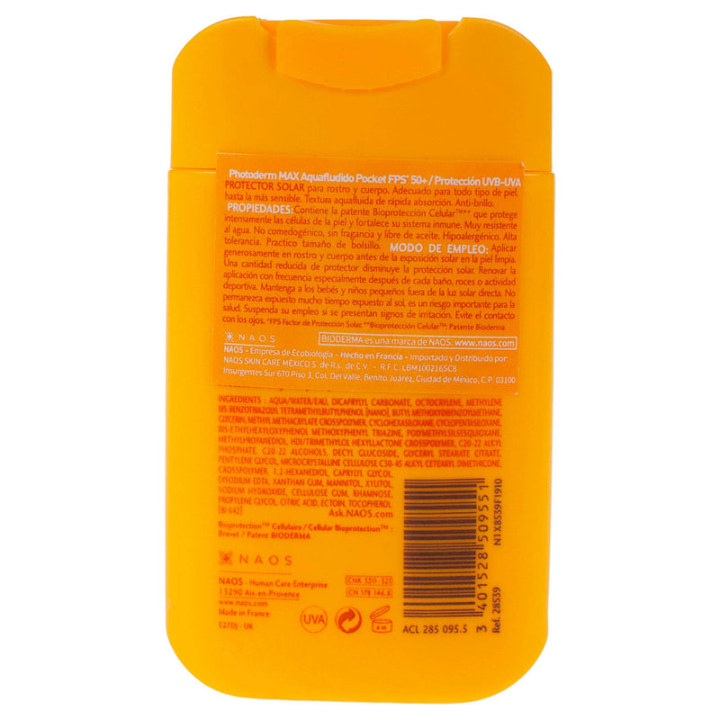 Bioderma Photoderm Max Aquafluido Pocket Fps50 30Ml - WeCare Pharma