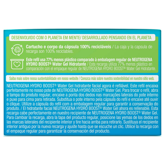 Neutrogena Gel Hidratante Hydro Boost ícido Hialurónico Refil 50G - WeCare Pharma