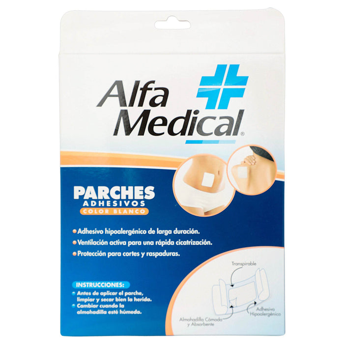 Parches Adhesivos Alfa Medical Con 10 - WeCare Pharma