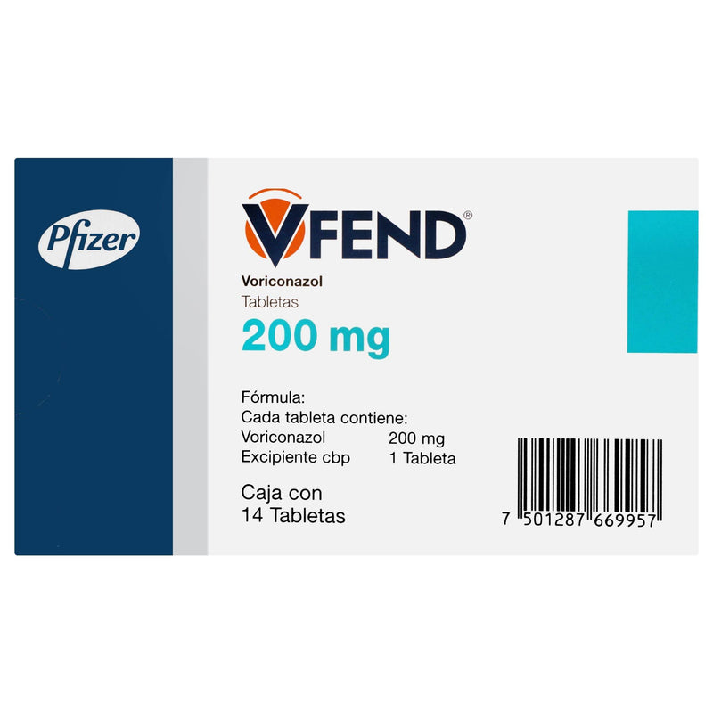 Vfend 200Mg Con 14 Tabletas (Voriconazol) - WeCare Pharma