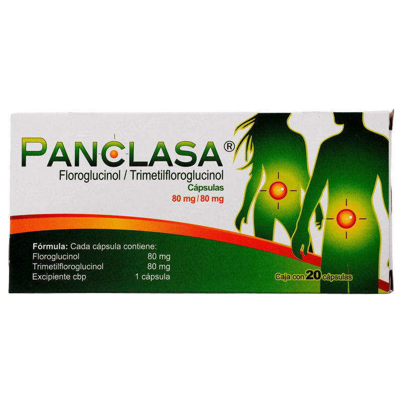 Panclasa 80Mg/80Mg Con 20 Capsulas (Floroglucinol/Trimetilfloroglucinol) - WeCare Pharma