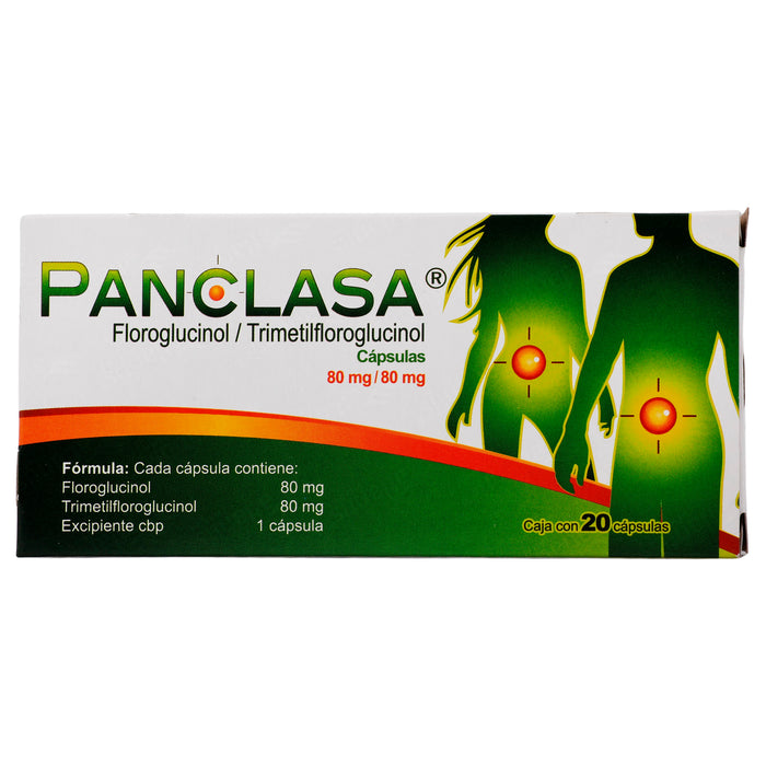 Panclasa 80Mg/80Mg Con 20 Capsulas (Floroglucinol/Trimetilfloroglucinol) 6 - 7501188801227