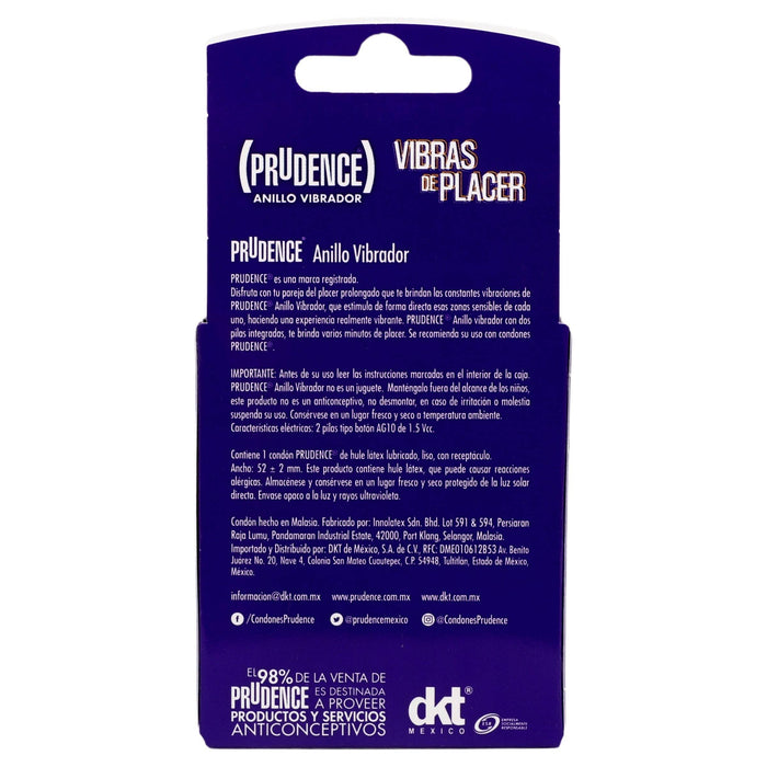 Anillo Vibrador Prudence - WeCare Pharma
