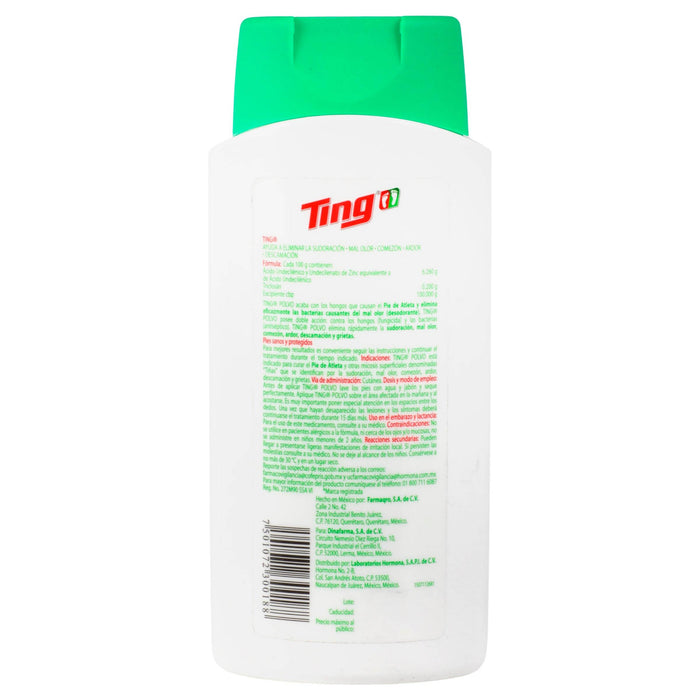 Ting (Triclosan) Polvo 160G - WeCare Pharma
