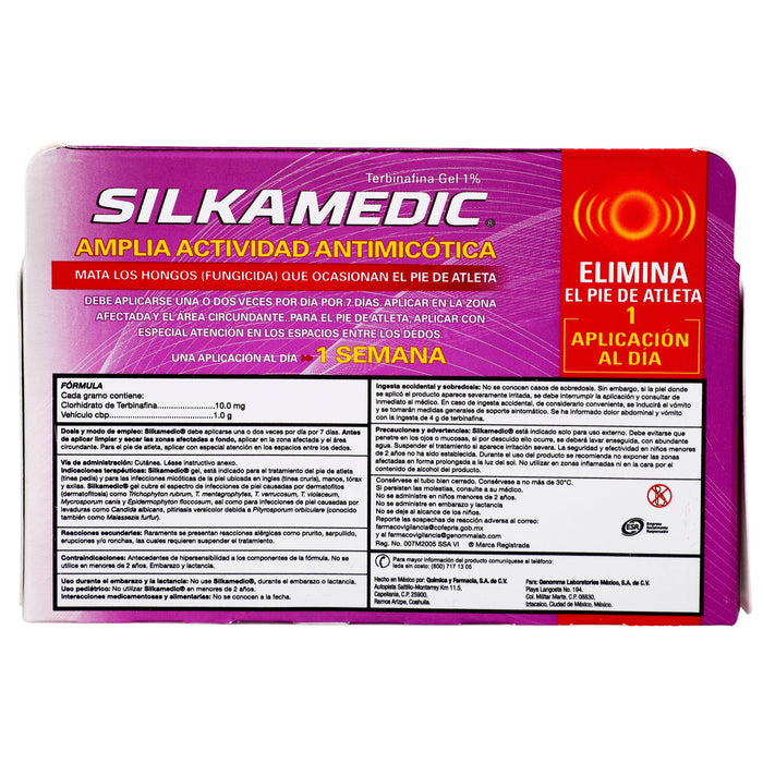 Silka Medic Gel 1% 15G (Terbinafina) - WeCare Pharma