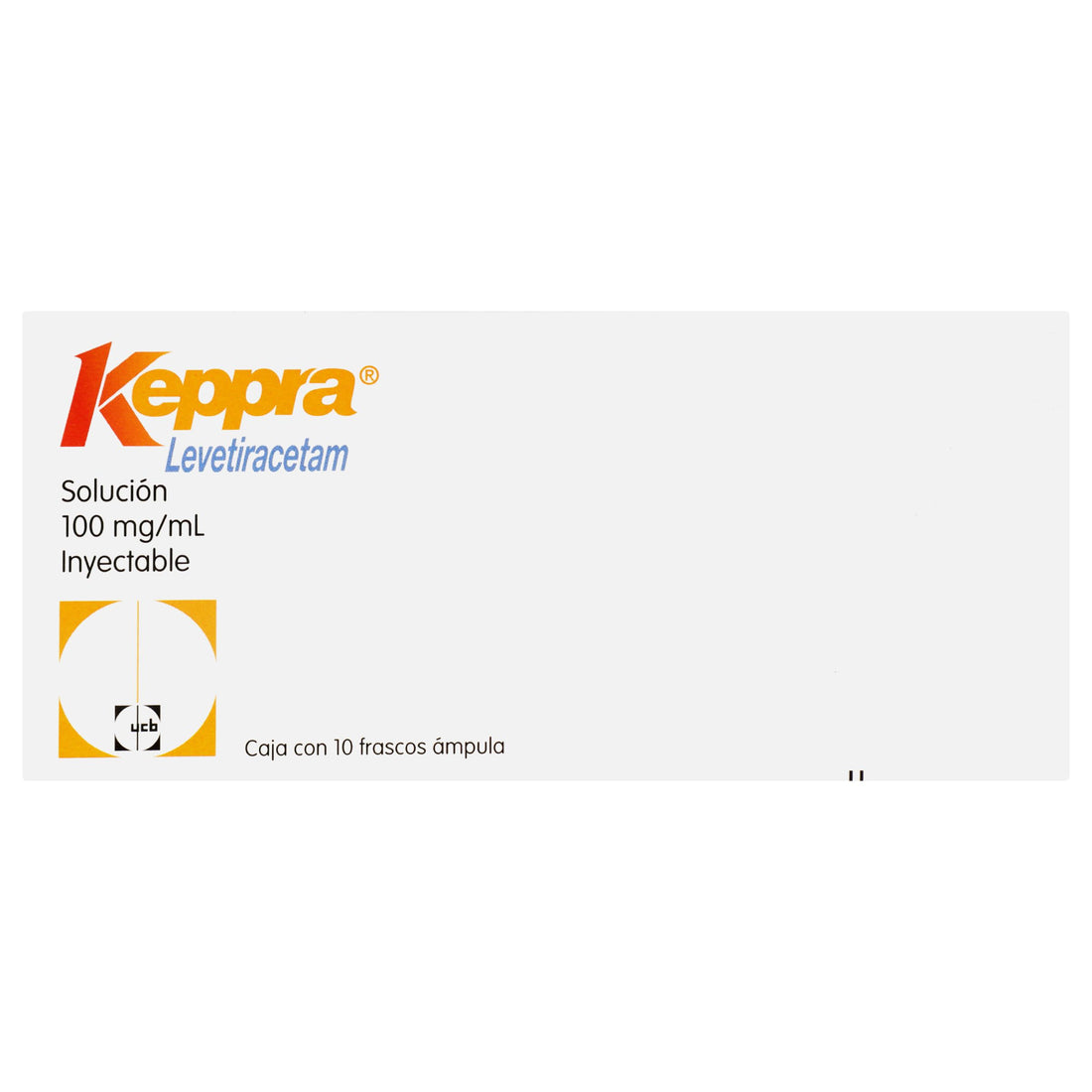 Keppra Frasco 100Mg/5Ml Con 10 Ampulas (Levetiracetam) 6 - 7501088507748