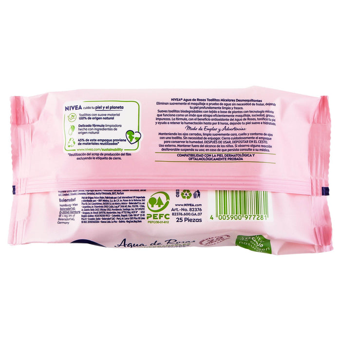 Toallitas Desmaquillante Nivea Con 25 - WeCare Pharma