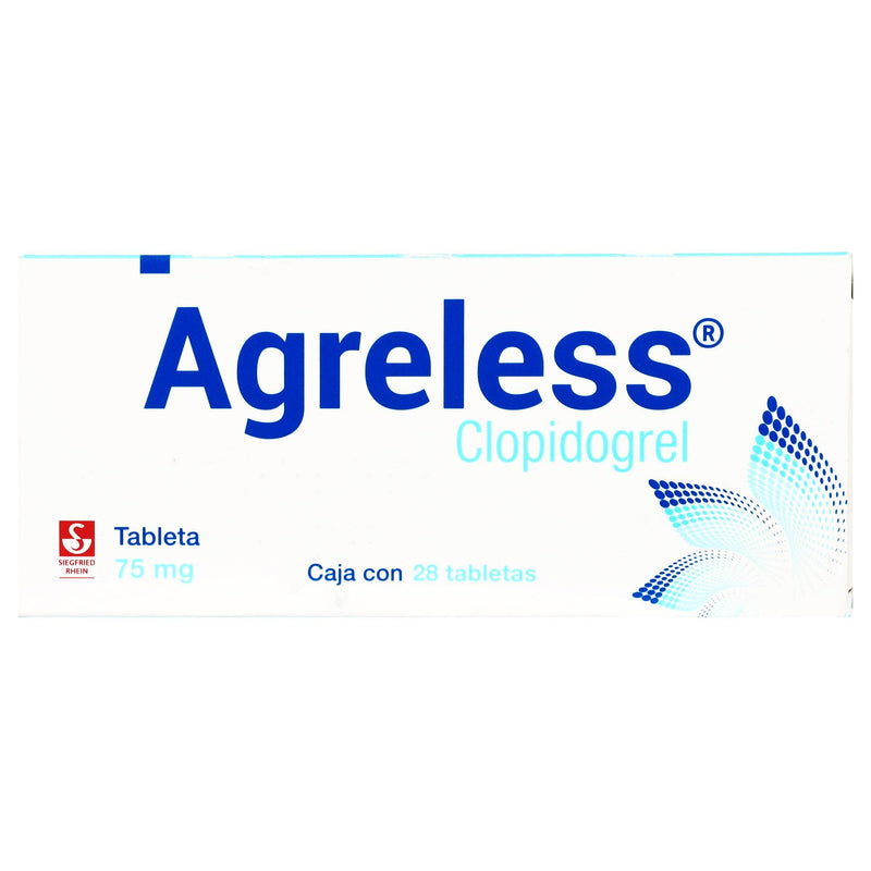 Agreless 75Mg Con 28 Tabletas (Clopidogrel) - WeCare Pharma
