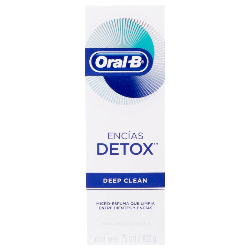 Pasta Encias Detox Oral B 75Ml - WeCare Pharma
