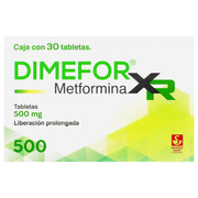 Dimefor Xr 500Mg Con 30 Tabletas (Metformina) - WeCare Pharma