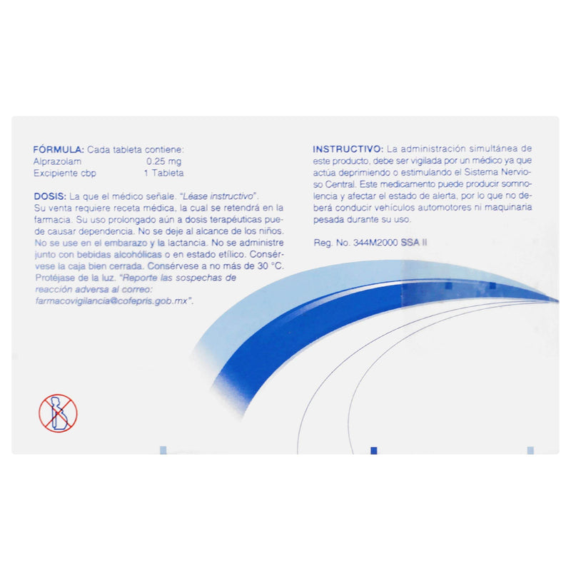 Alprazolam Tabletas 0.25Mg Con 30 Psicofarma - WeCare Pharma