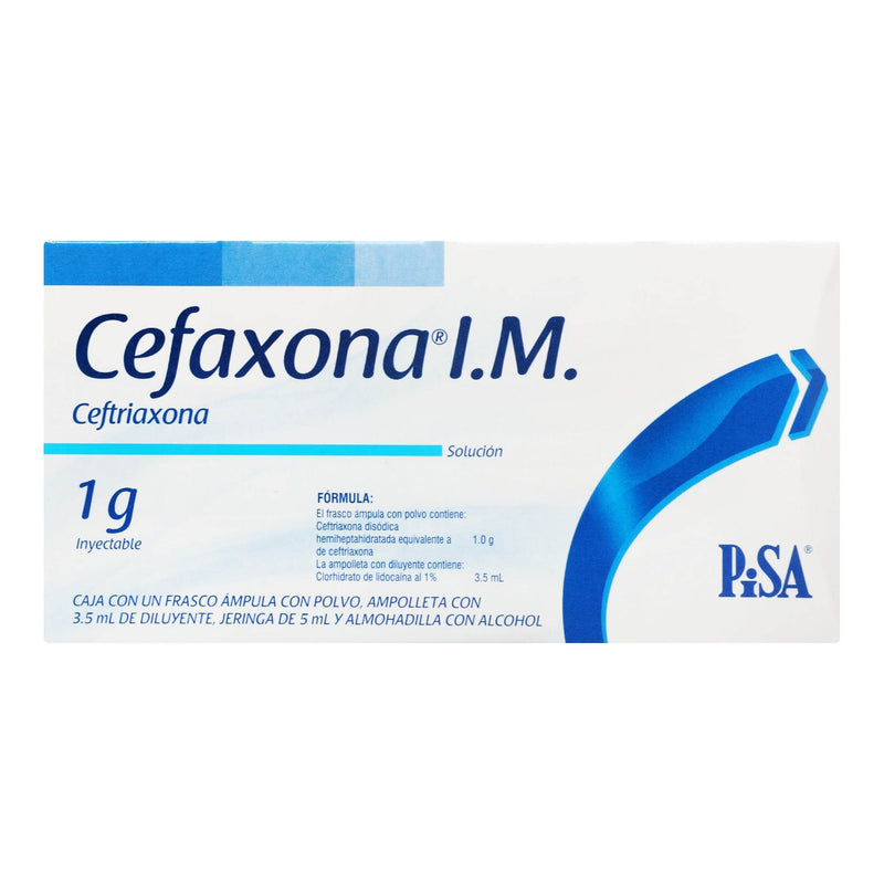 Cefaxona Im 1G Con 1 Ampulas (Ceftriaxona) - WeCare Pharma