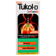 Tukol-D Inf Jarabe 1G/0.1G 125Ml (Guaifenesina/Dextrometorfano) - WeCare Pharma