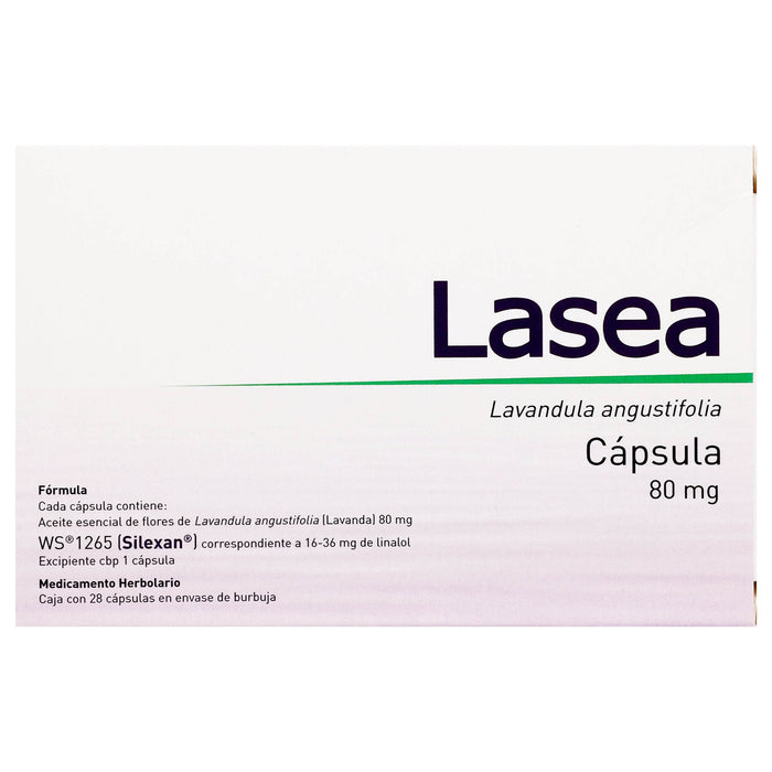 Lasea 80Mg Con 28 Capsulas (Lavandula Angustofilia) - WeCare Pharma