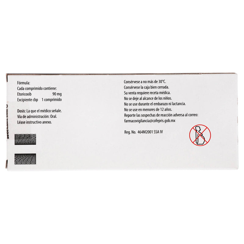Arcoxia 90Mg Con 7 Comprimidos (Etoricoxib) - WeCare Pharma