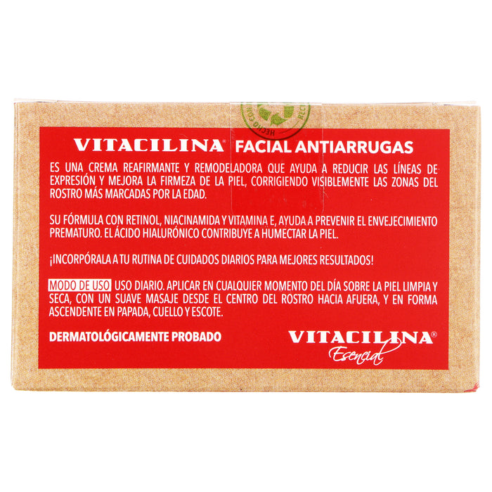 Vitacilina Facial Antiarrugas Crema 100G 7 - 7506376000253