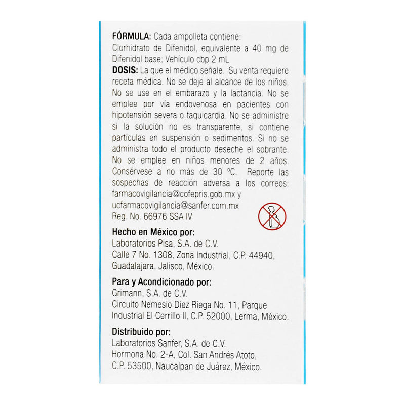 Vontrol 40Mg/2Ml Con 2 Ampulas (Difenidol) - WeCare Pharma