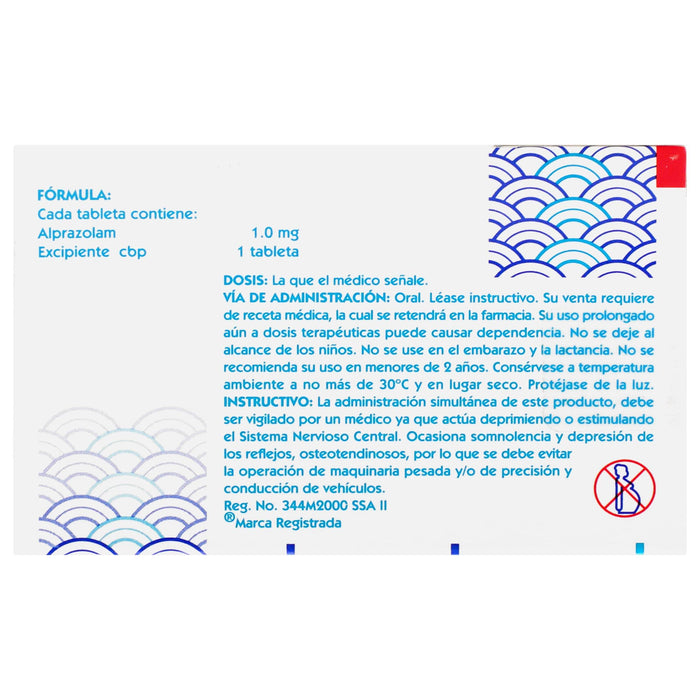 Alzam (Alprazolam) Tabletas 1Mg Con 30 - WeCare Pharma