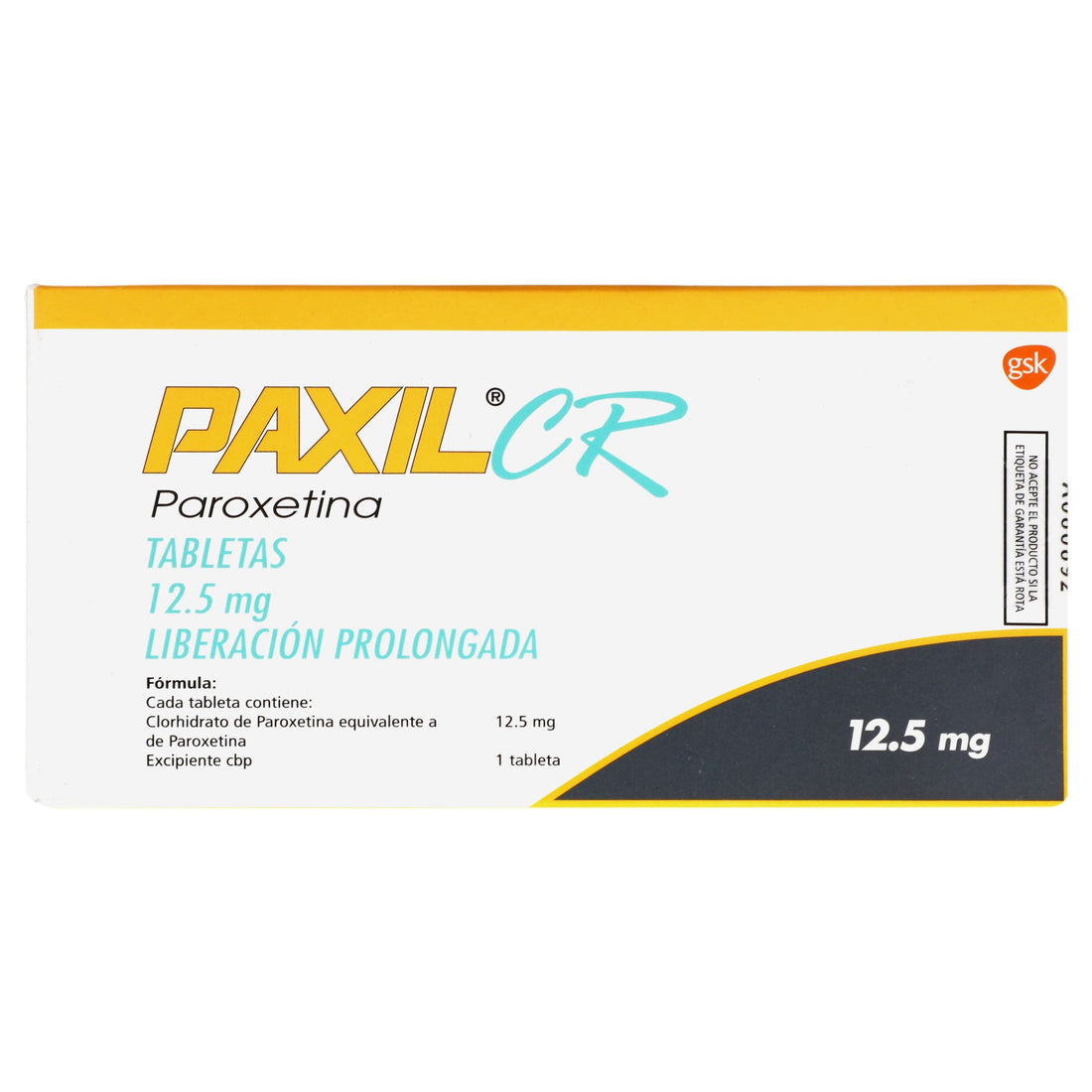 Paxil Cr 12.5Mg Con 10 Tabletas (Paroxetina) 7 - 5050278003543