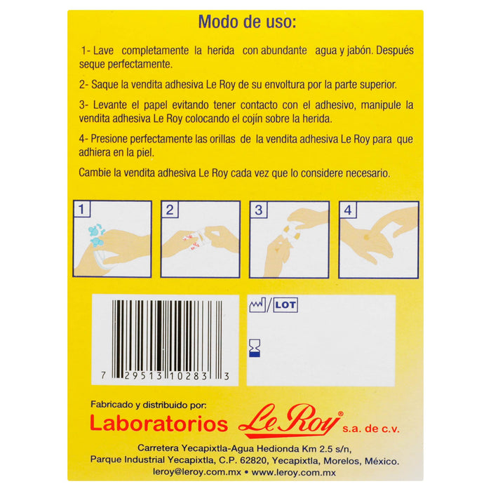 Venditas Adhesivas Circulares Leroy Con 30 - WeCare Pharma
