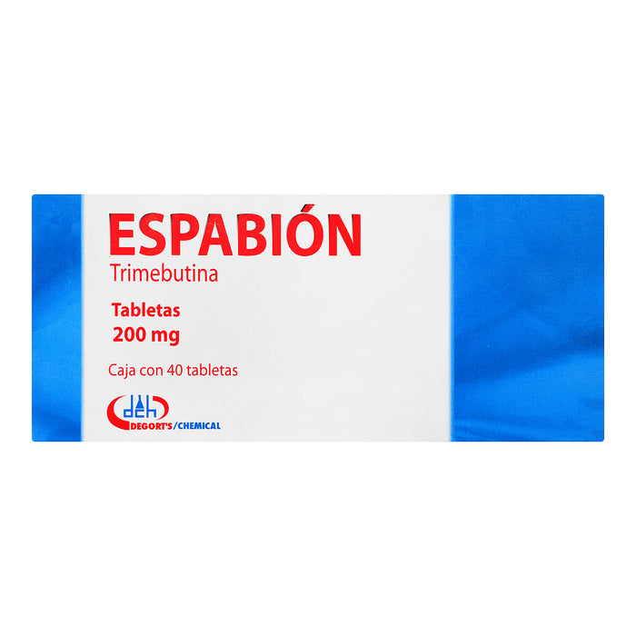 Espabion 200Mg Con 40 Tabletas (Trimebutina) 4 - 7501825300946