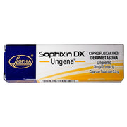 Sophixin Dx Ungena Ung 3Mg/1Mg/G 3.5G (Ciprofloxacino/Dexametasona) - WeCare Pharma