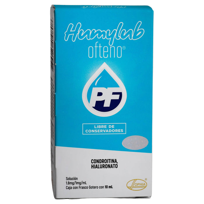 Humylub Ofteno Pf Gotas 1.8Mg/1Mg/Ml 10Ml (Condroitina/Hialuronato) - WeCare Pharma