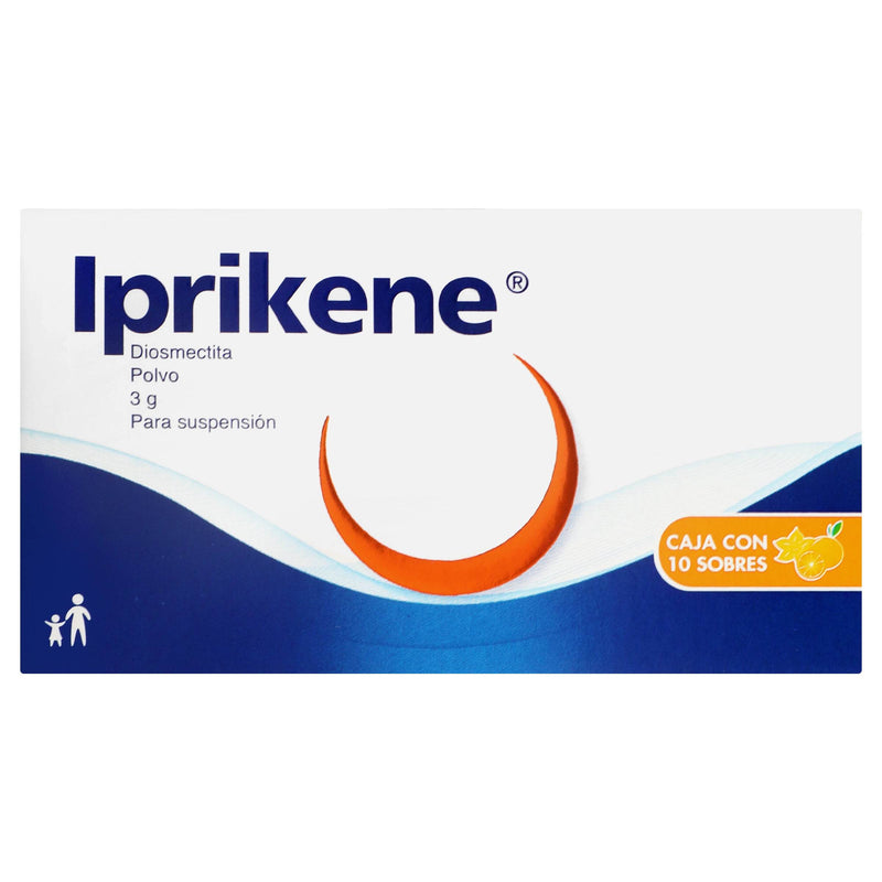 Iprikene Sobre 3G Con 10 Naranja-Vainilla (Diosmectita) - WeCare Pharma