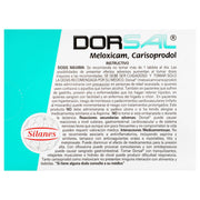 Dorsal 15Mg/200Mg Con 7 Tabletas (Meloxicam/Carisoprodol) - WeCare Pharma