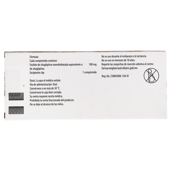 Januvia 100Mg Con 28 Comprimidos (Sitagliptina) - WeCare Pharma