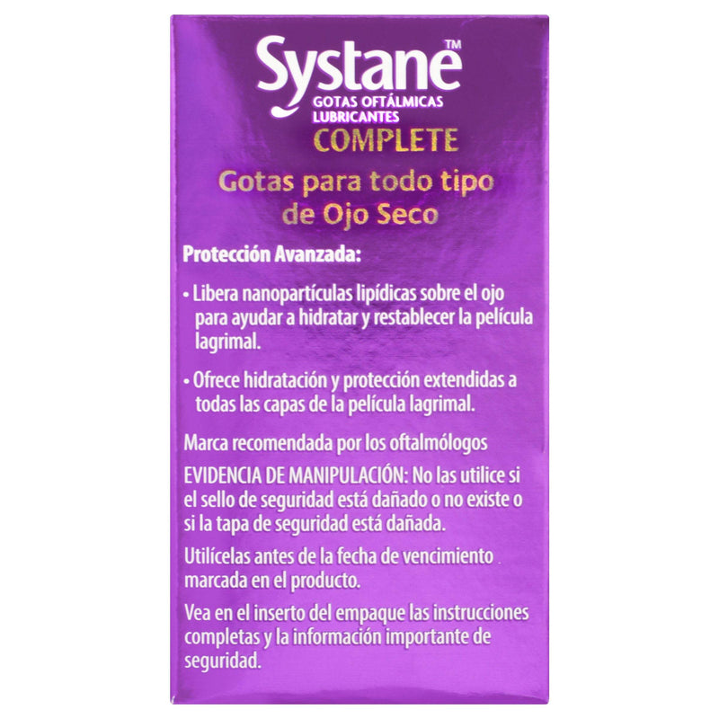 Systane Complete Gotas 10Ml (Lubricantes Oculares) - WeCare Pharma