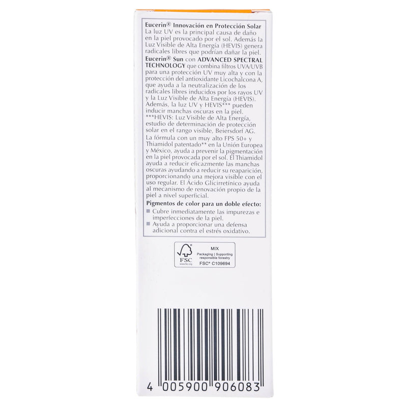Eucerin Sun Pigment Tono Medio Fps50 Antimanchas 50Ml - WeCare Pharma