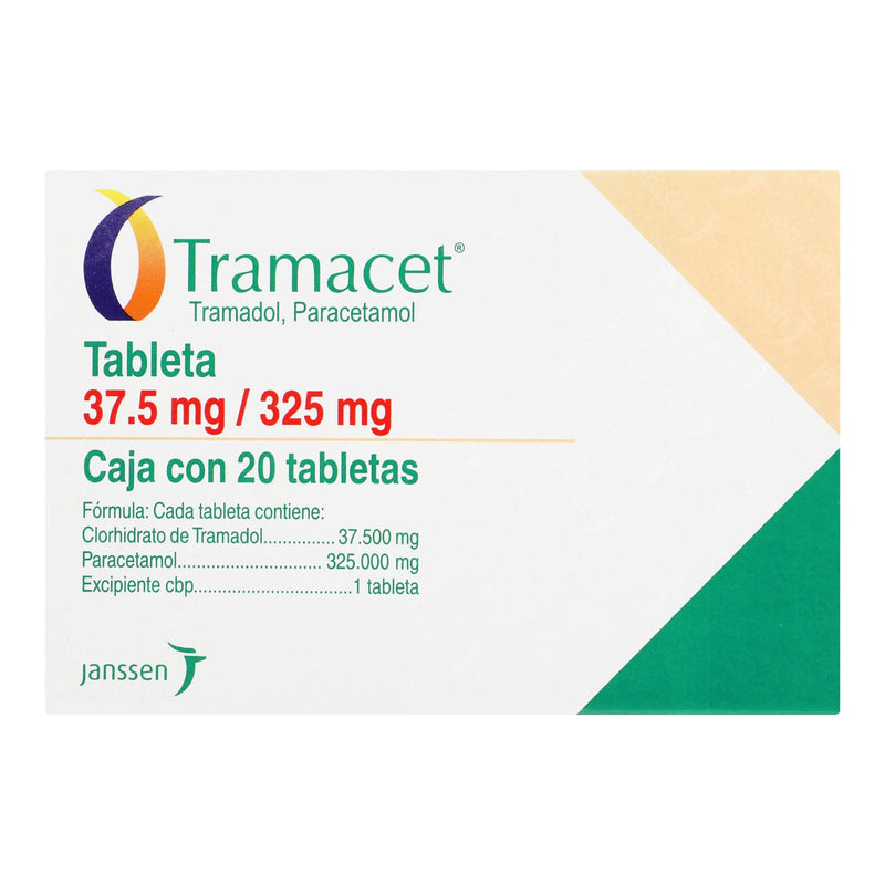 Tramacet 37.5Mg/325Mg Con 20 Tabletas (Tramadol/Paracetamol) - WeCare Pharma