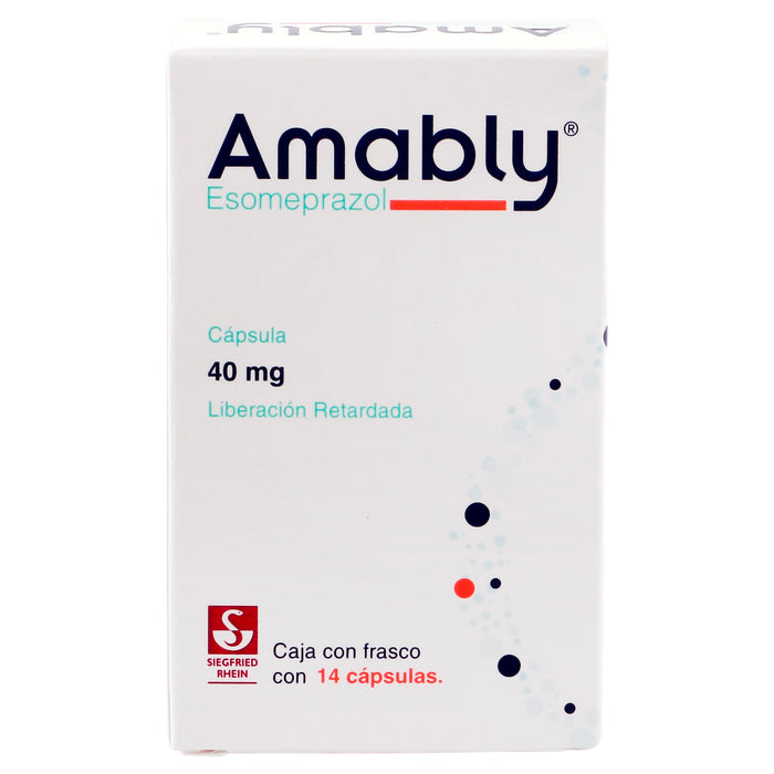 Amably 40Mg Con 14 Capsulas (Esomeprazol) 7 - 7501300420985